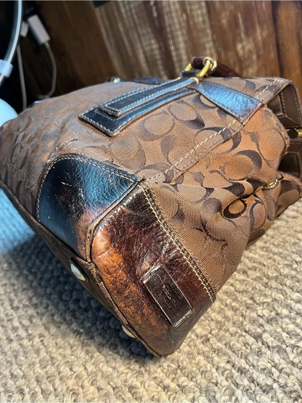 Chocolate Brown Coach bag